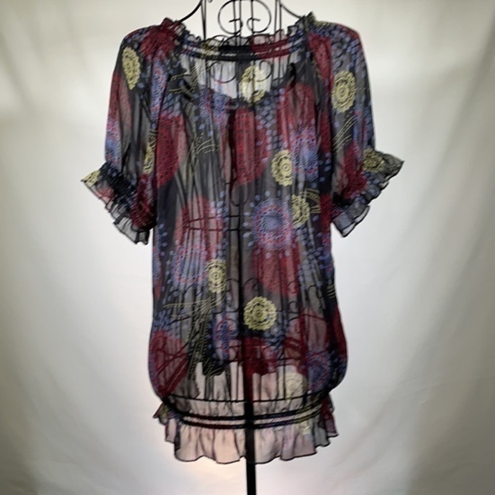 American Rag | Sheer Patterned Blouse - Picture 2 of 4